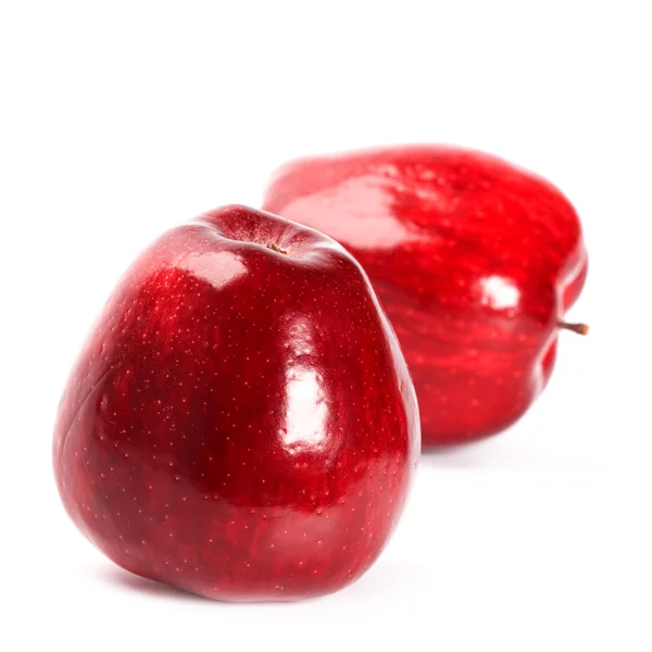 Twee rode appels — Stockfoto