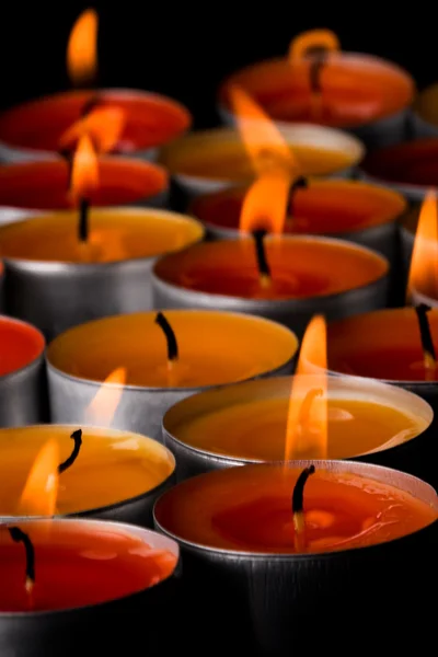 Brandende kaarsen — Stockfoto