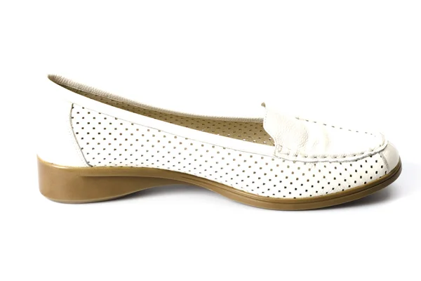 Sapato branco — Fotografia de Stock
