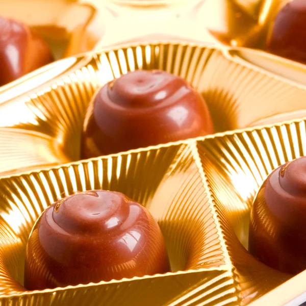 Doces de chocolate — Fotografia de Stock