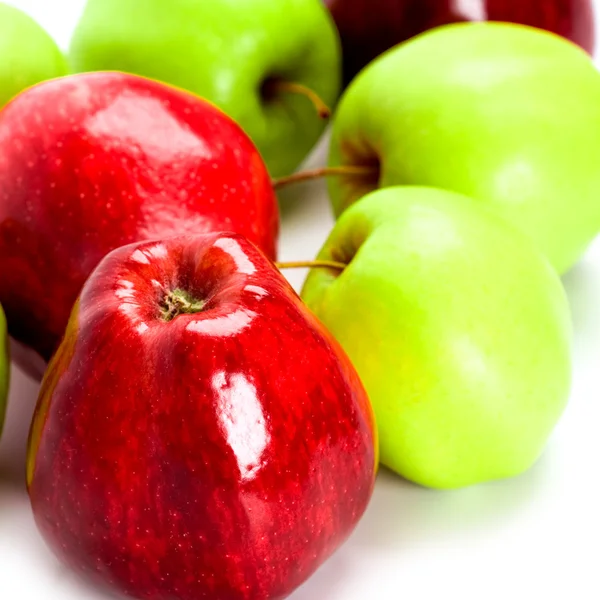 Green and red apples — Stock Photo, Image