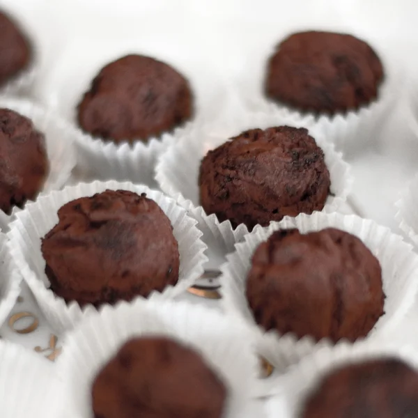 Trufas de chocolate —  Fotos de Stock