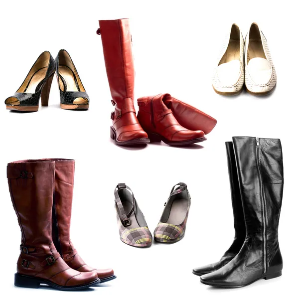 Shoes and boots — Stock Photo, Image