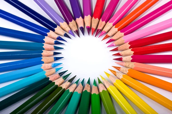 Světlé multi-barevný kruh — Stock fotografie