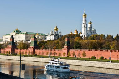 The Kremlin wall, Moscow clipart