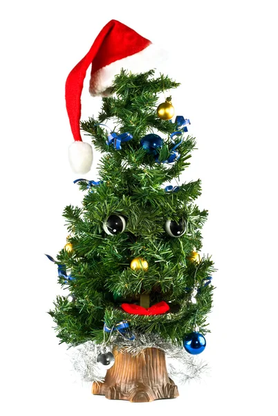 Singing Christmas fur-tree — Stock Photo, Image