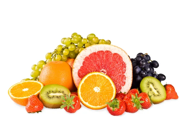 Группа сочных вкусных фруктов — стоковое фото