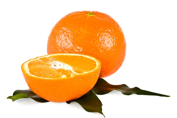 Mandarino, succoso isolato da vicino — Foto Stock