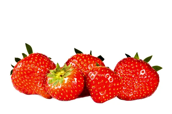 Bright ripe strawberry isolated — Stock Photo, Image
