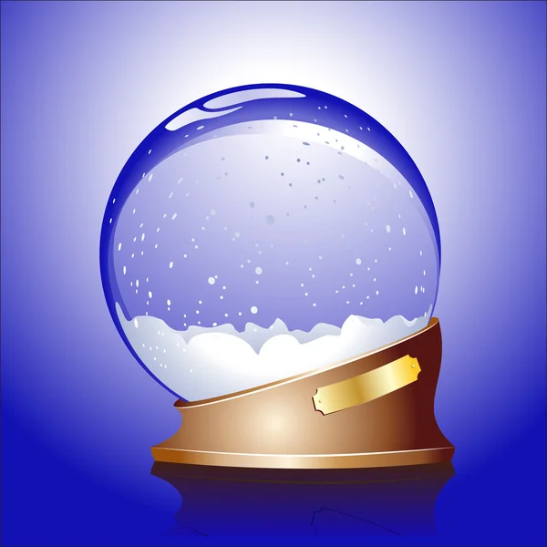 La sphère hivernale — Image vectorielle