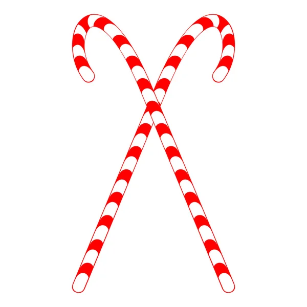Bâton de Noël vectoriel — Image vectorielle