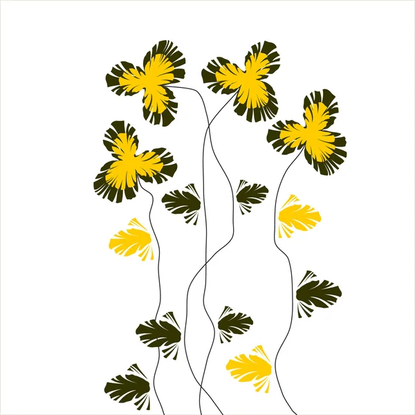 Çiçek arka planı — Stok Vektör