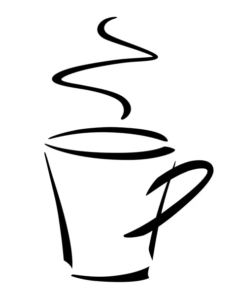 Kopp från kaffe. — Stock vektor