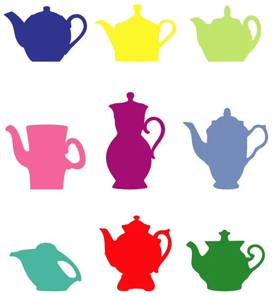 Teapot. — Stock Vector