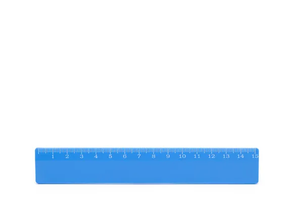 Blue ruler. — Stock Photo, Image