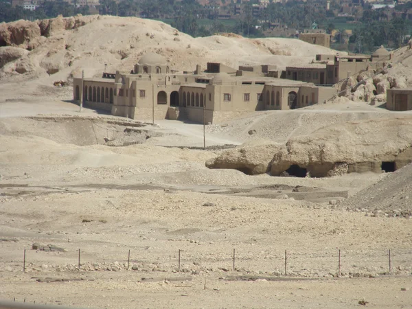 Casas egípcias antigas bonitas — Fotografia de Stock