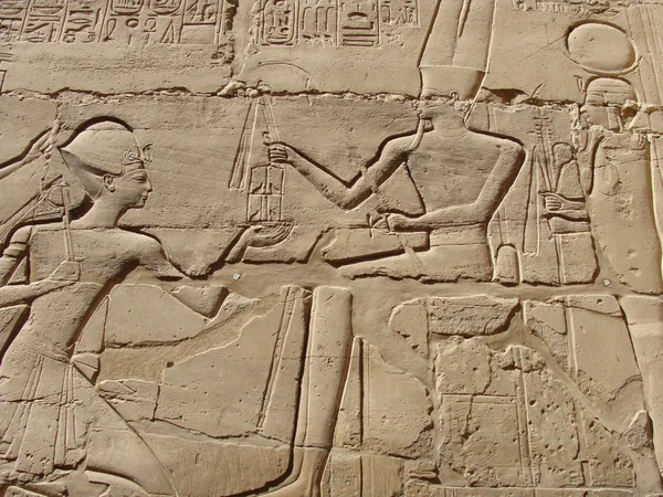 De Egyptische hiërogliefen — Stockfoto
