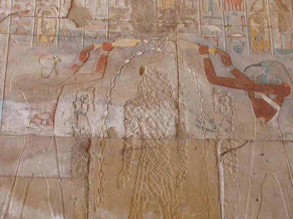 The Egyptian hieroglyphs — Stock Photo, Image
