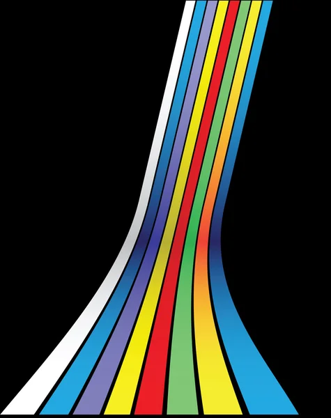 Streszczenie kolor linii. illustrati wektor — Wektor stockowy