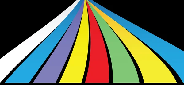 Líneas de color abstractas.Vector illustratio — Vector de stock