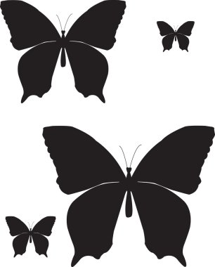 The butterfly. Vector illustration clipart