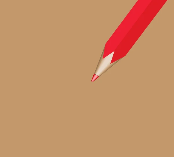 Red pencils.Vector illustration — Stock Vector