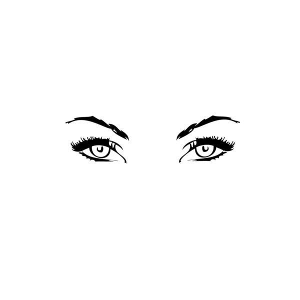 Mänskliga eyes.vector illustration — Stock vektor