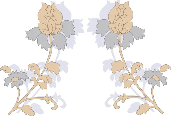 Blommor. vektor illustration — Stock vektor