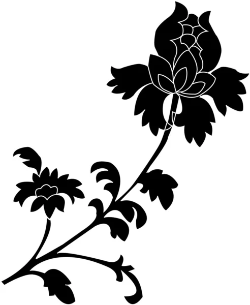 Des fleurs. Illustration vectorielle — Image vectorielle