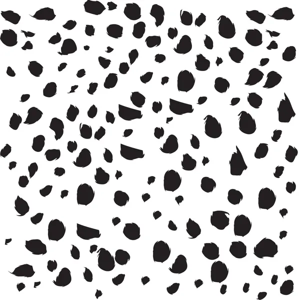 Black stains as at a leopard.Vector illu — Stock Vector