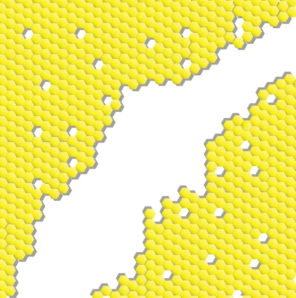 Žlutá figures.vector ilustrace — Stockový vektor
