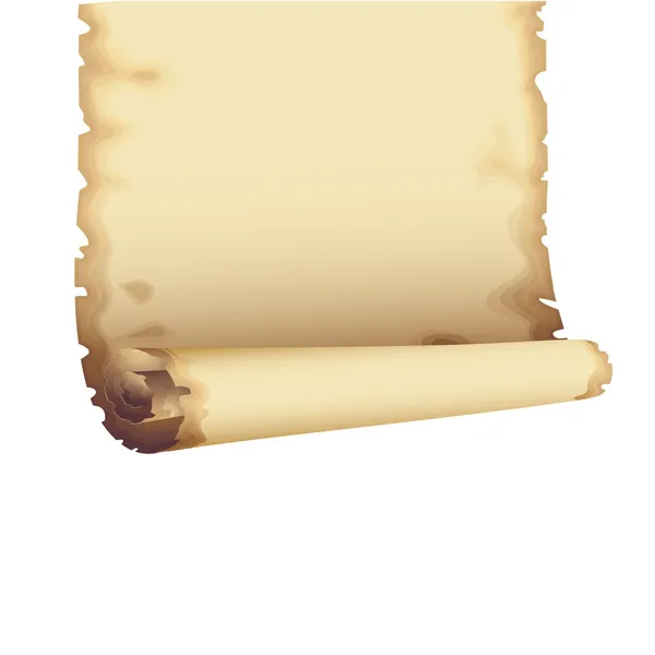 Rouleau historique d'un papier.Vector — Image vectorielle