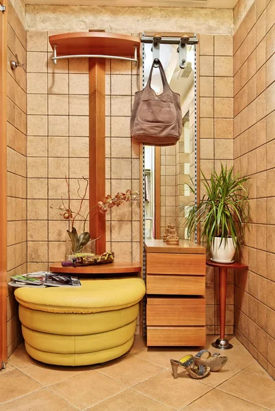 Elegance anteroom interior in warm tones — Stock Photo, Image