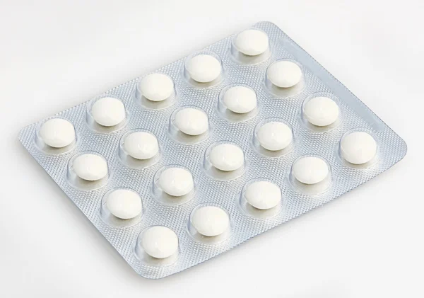 Pills in a bubble pack — Stock Photo, Image