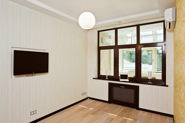 Moderní obývací pokoj prázdný interiér — Stock fotografie