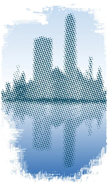 Abstrakt stadsbilden bakgrund (vektor) — Stock vektor