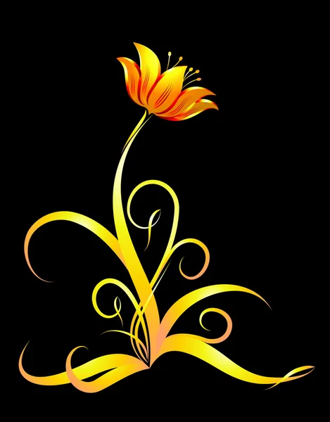 Διανύσματα χρωματιστό λουλούδι — Διανυσματικό Αρχείο