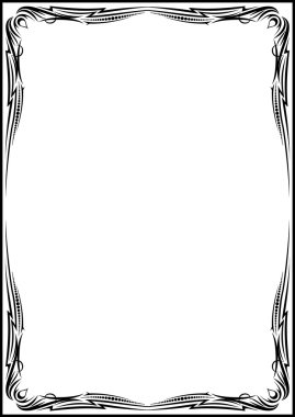 Decorative frame. clipart