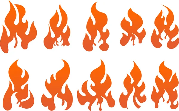 Collecte des incendies vectoriels . — Image vectorielle