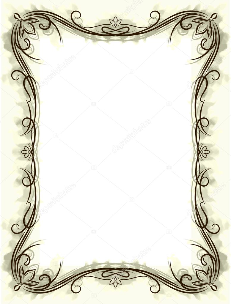 Elegant decorative frame