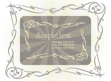 Elegant classical background. clipart