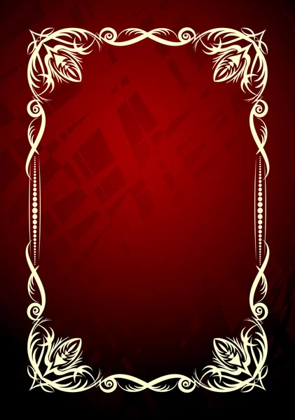 Elegant red background — Stock Vector