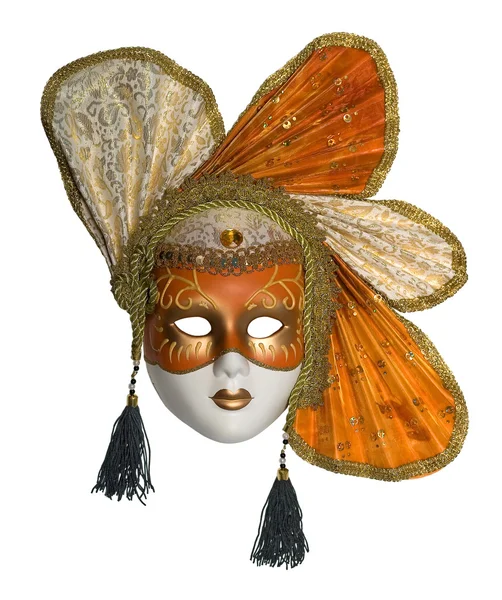 Venetiaanse masker met juwelen en brilliants en parels — Stockfoto