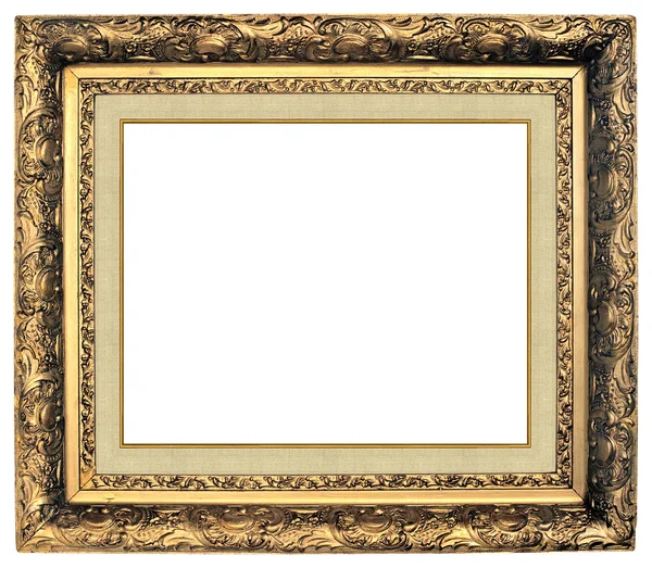 Rámeček oválný zlatých obrázku — Stock fotografie