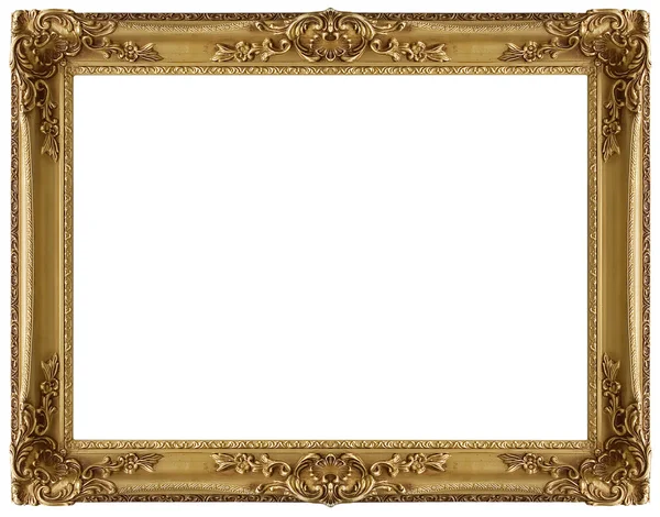 Ovale gouden afbeeldingsframe — Stockfoto