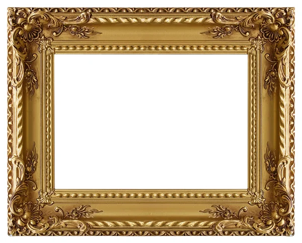 Rámeček oválný zlatých obrázku — Stock fotografie