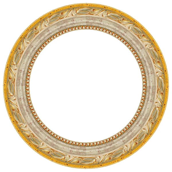 Cornice ovale in oro — Foto Stock