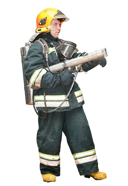 Пожежник у полку — стокове фото