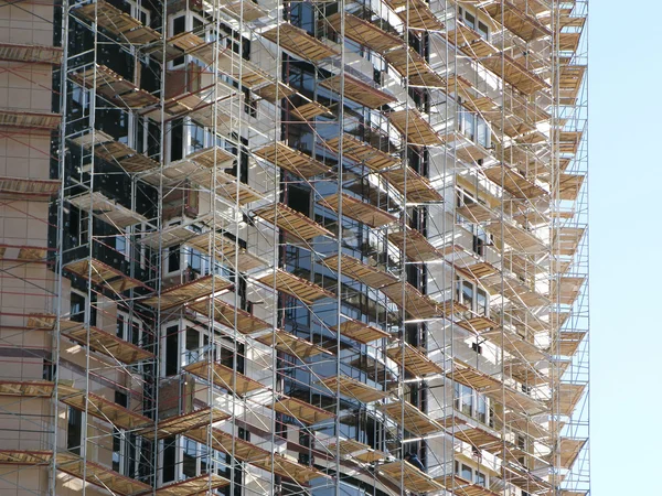 Здание небоскреба городская сцена — стоковое фото