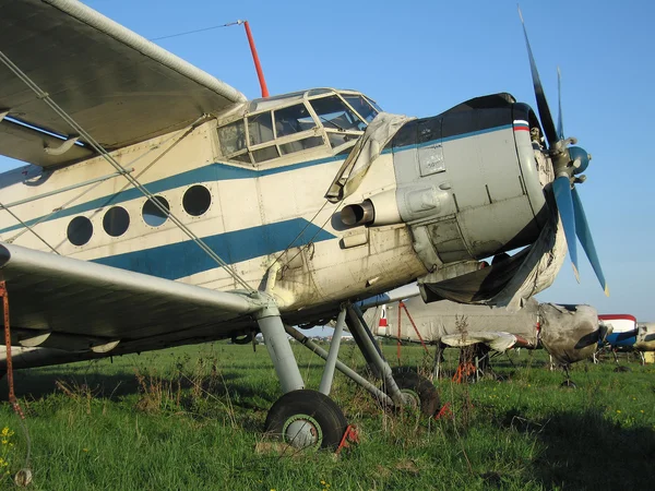 stock image Propeller airplane